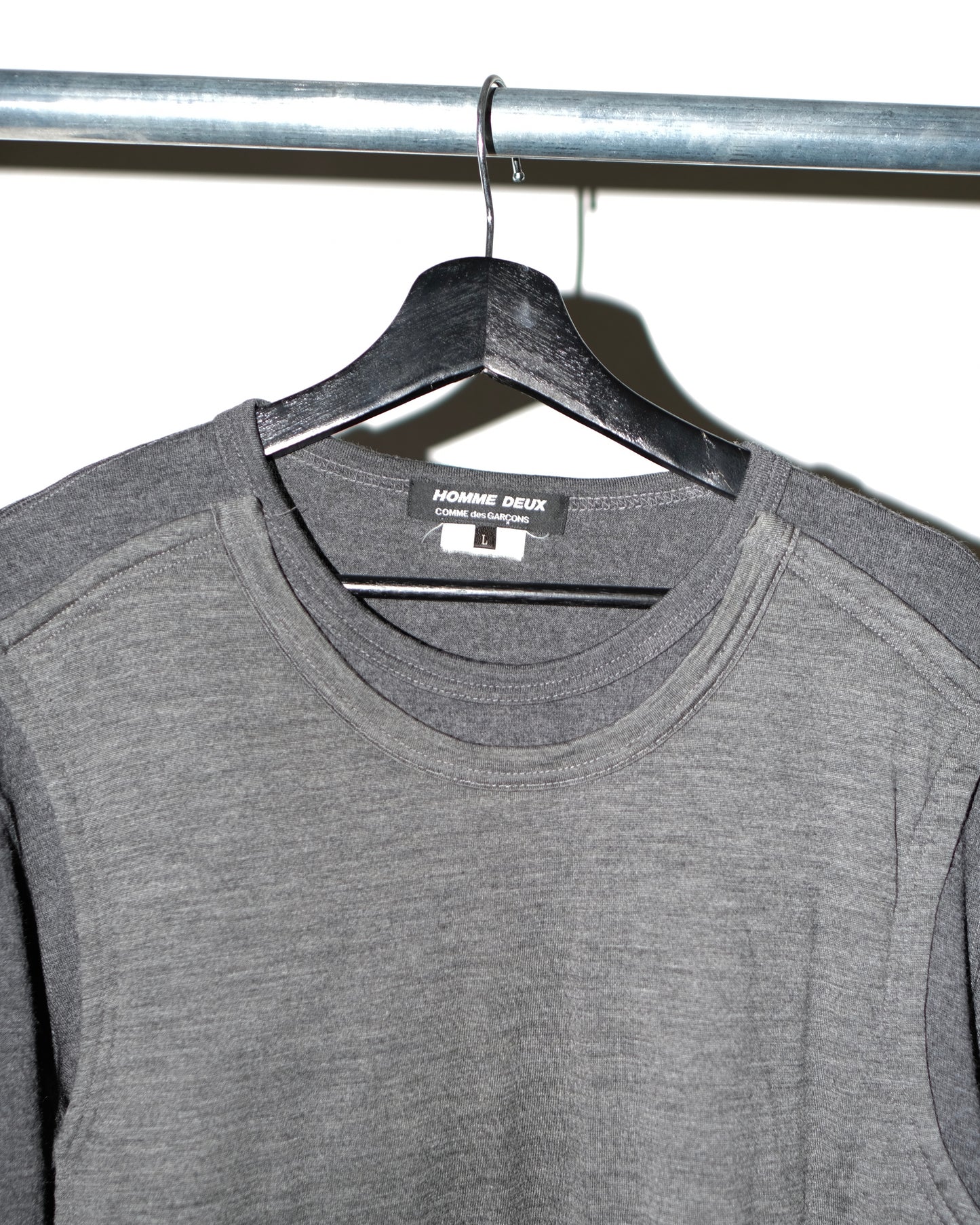 Comme des Garçons HOMME DEUX AD2018 DECONSTRUCTED WOOL LONG SLEEVE