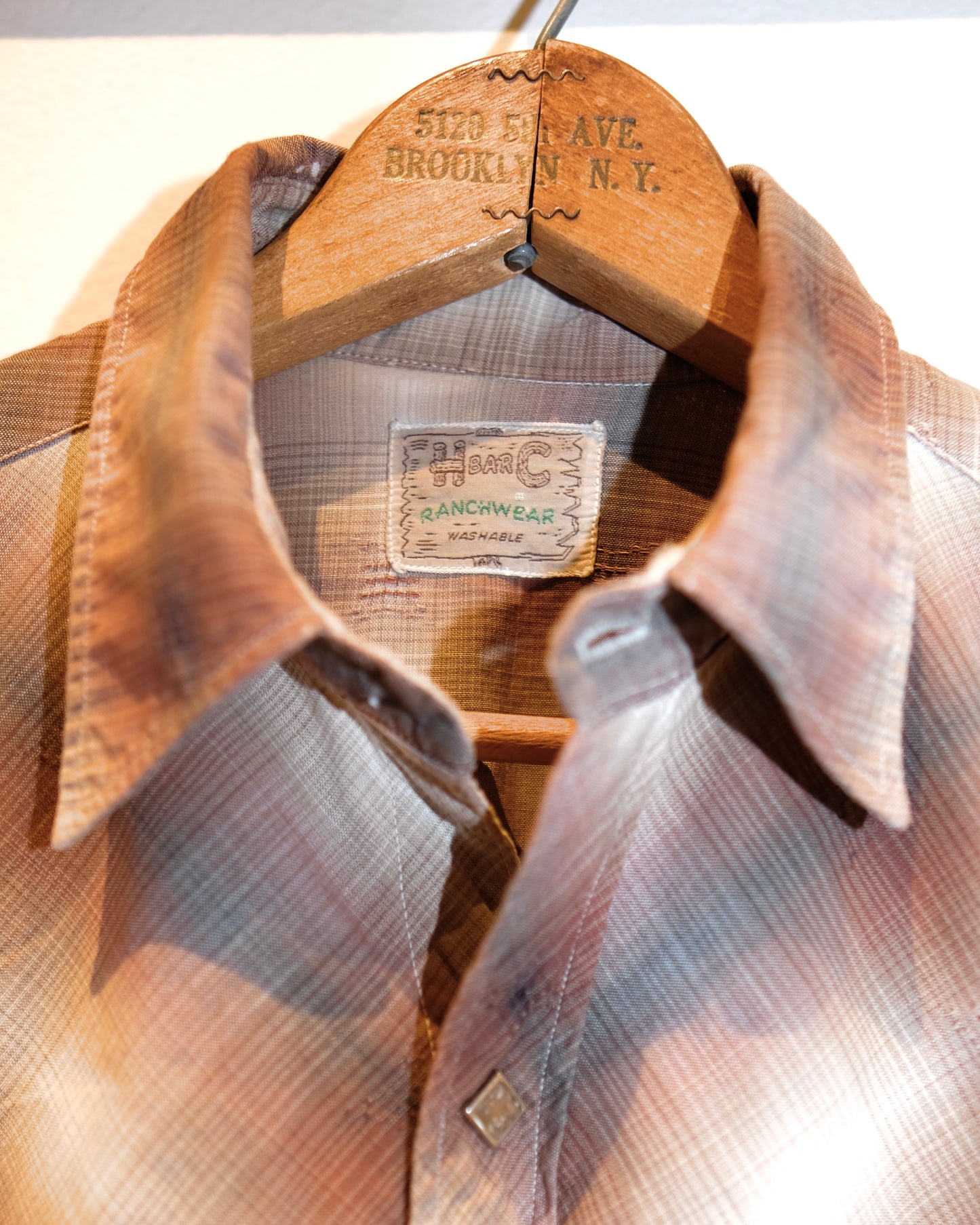 50s H BAR C RANCH WARE WESTERN PEARL SNAP SHIRT