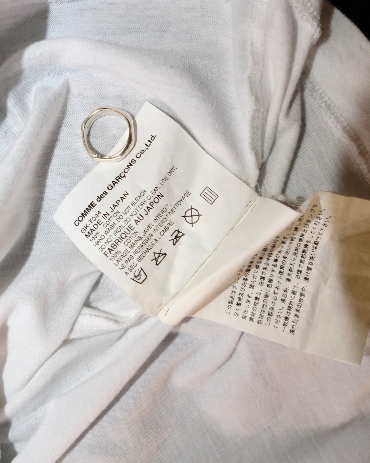 Comme des Garçons ‘DREAM’ MESSAGE LONG SLEEVE TEE