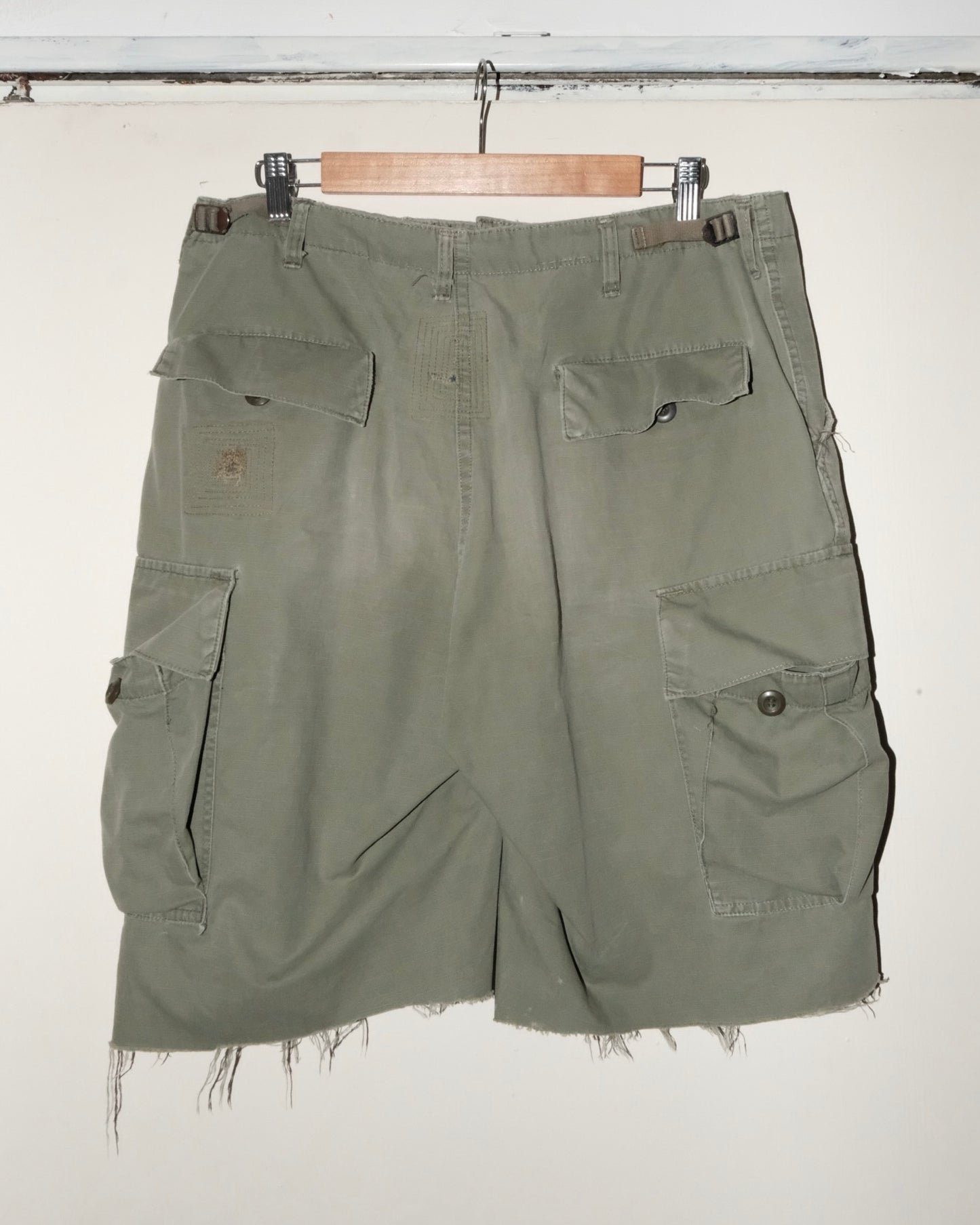 70s U.S. ARMY JUNGLE FATIGUES RIP-STOP SHORT
