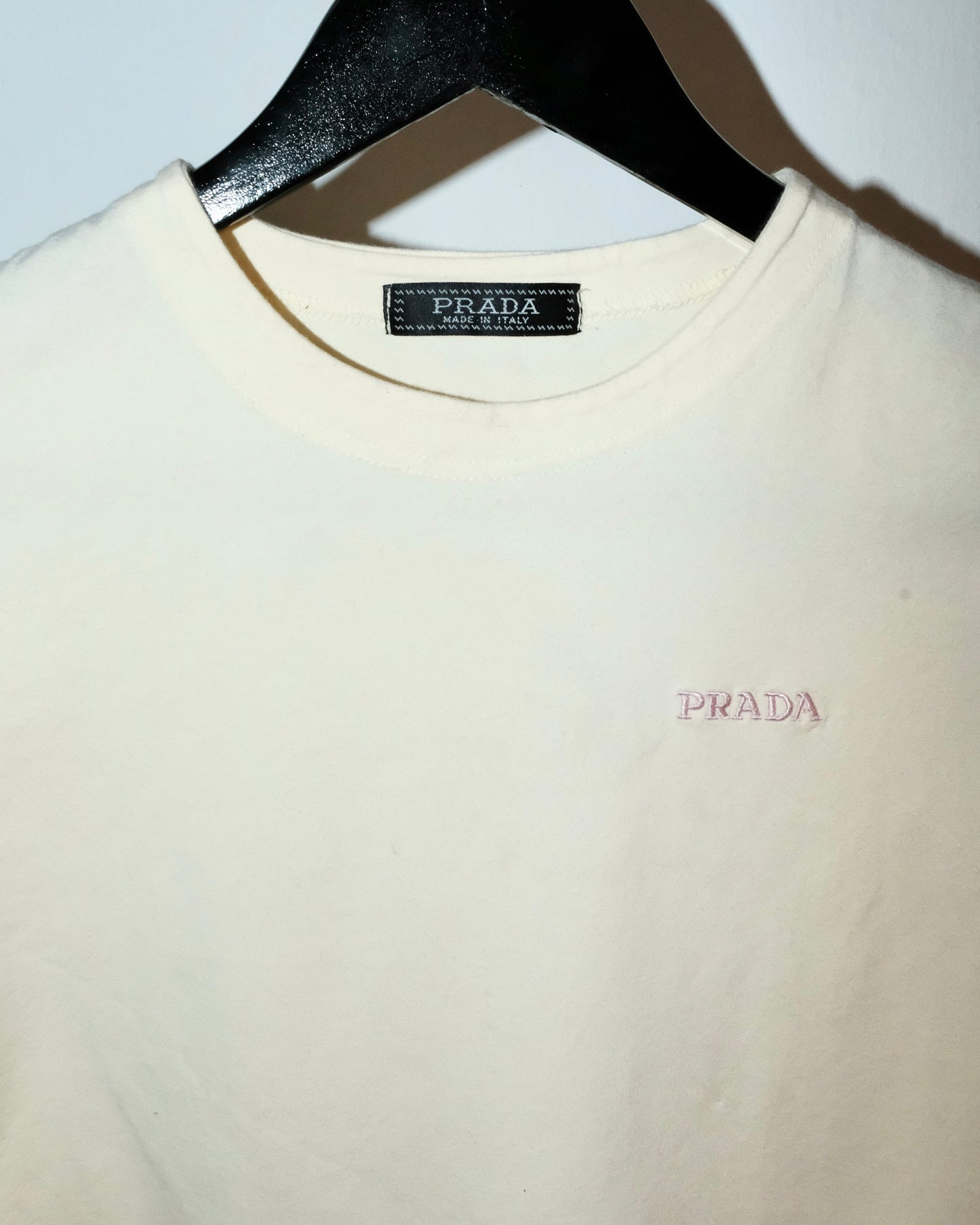 PRADA FLOWER EMBROIDERY TEE