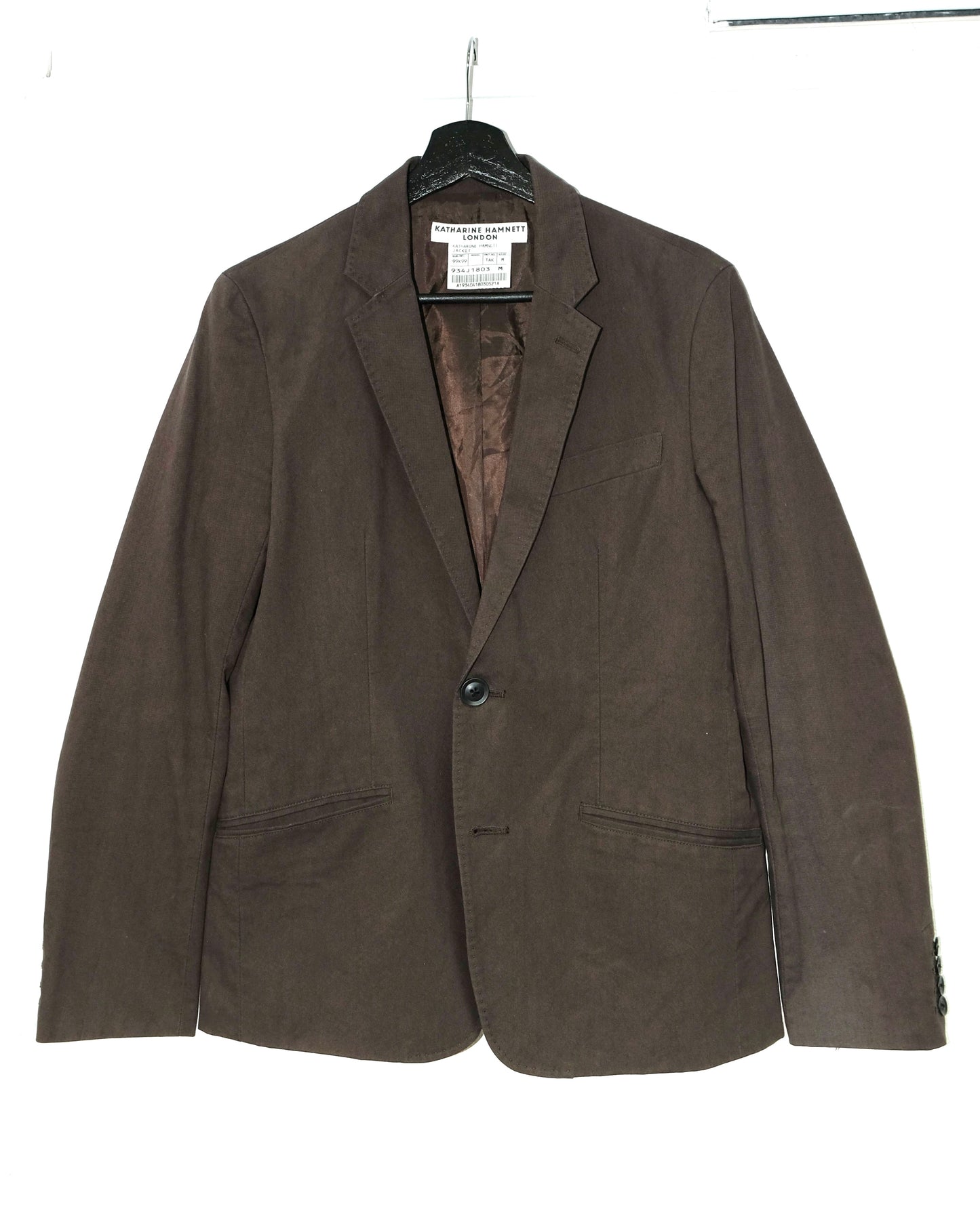 KATHARINE HAMNETT LONDON BROWN BLAZER
