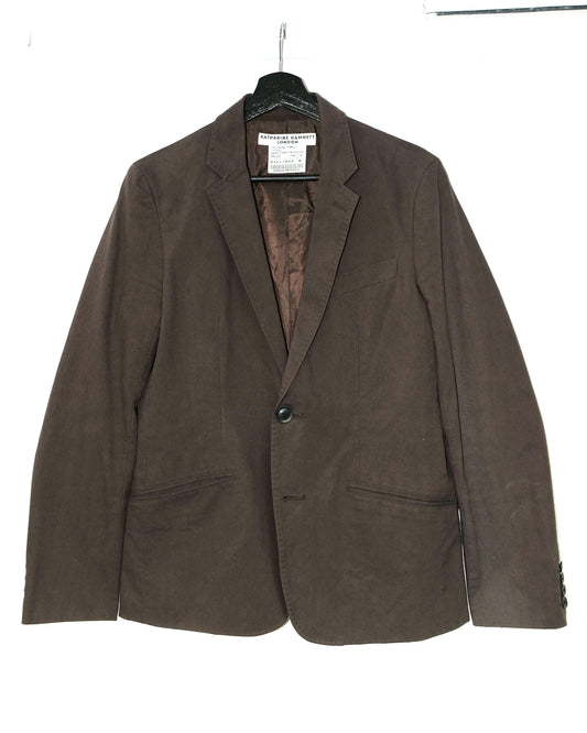 KATHARINE HAMNETT LONDON BROWN BLAZER