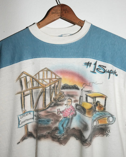 80s AIR BRUSH TWO TONE TEE