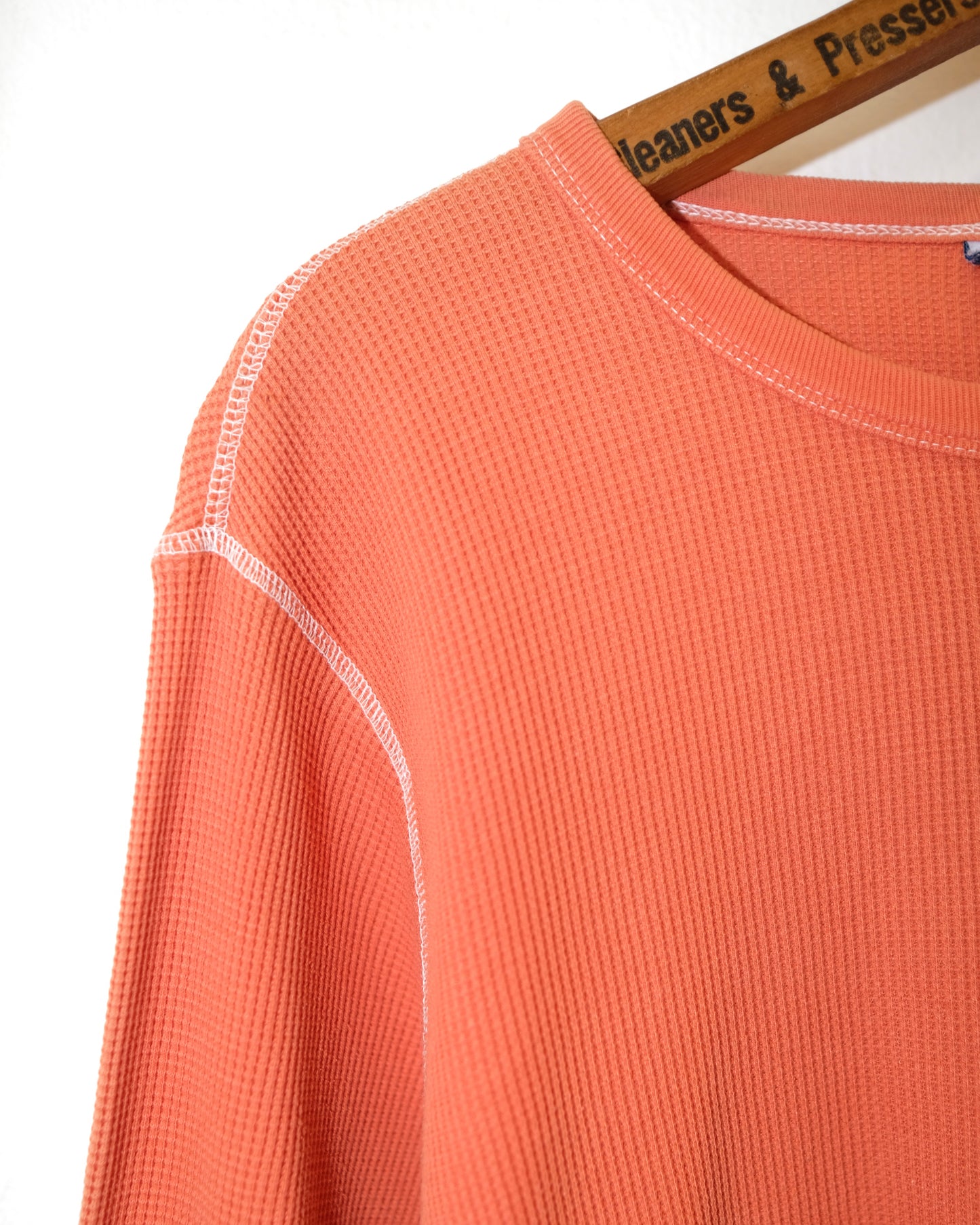 WAFFLE UNDER SHIRT FADED ORANGE