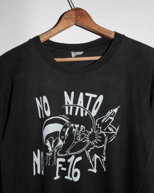 80s NO NATO NO F-16 TEE