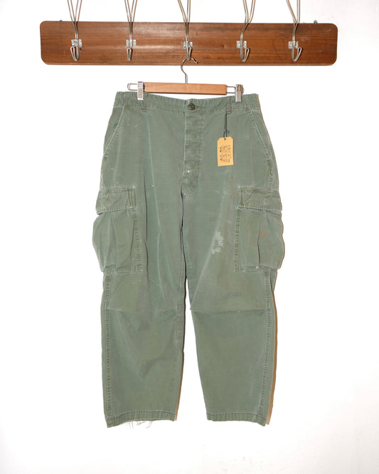 60s U.S. ARMY VIETNAM OG-107 JUNGLE PANTS