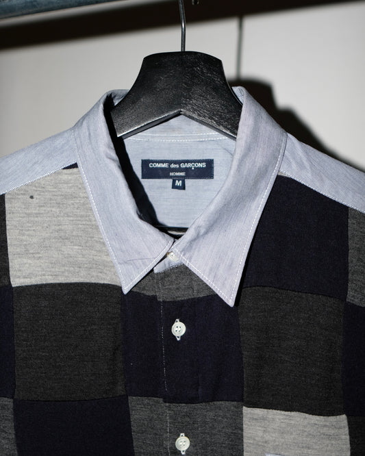 Comme des Garçons HOMME AD2009 FRONT PATCHWORK SHIRT