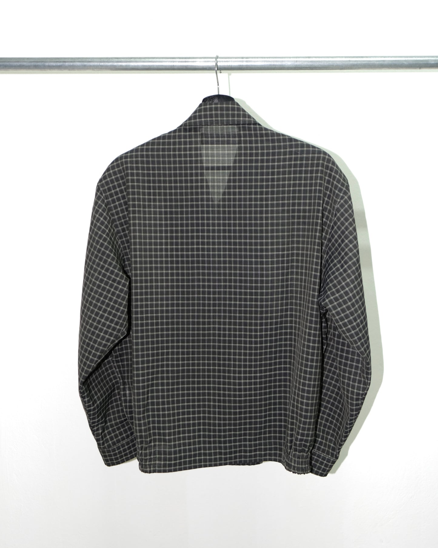 YVES SAINT LAURENT POUR HOMME BLACK GRID PLAID JACKET