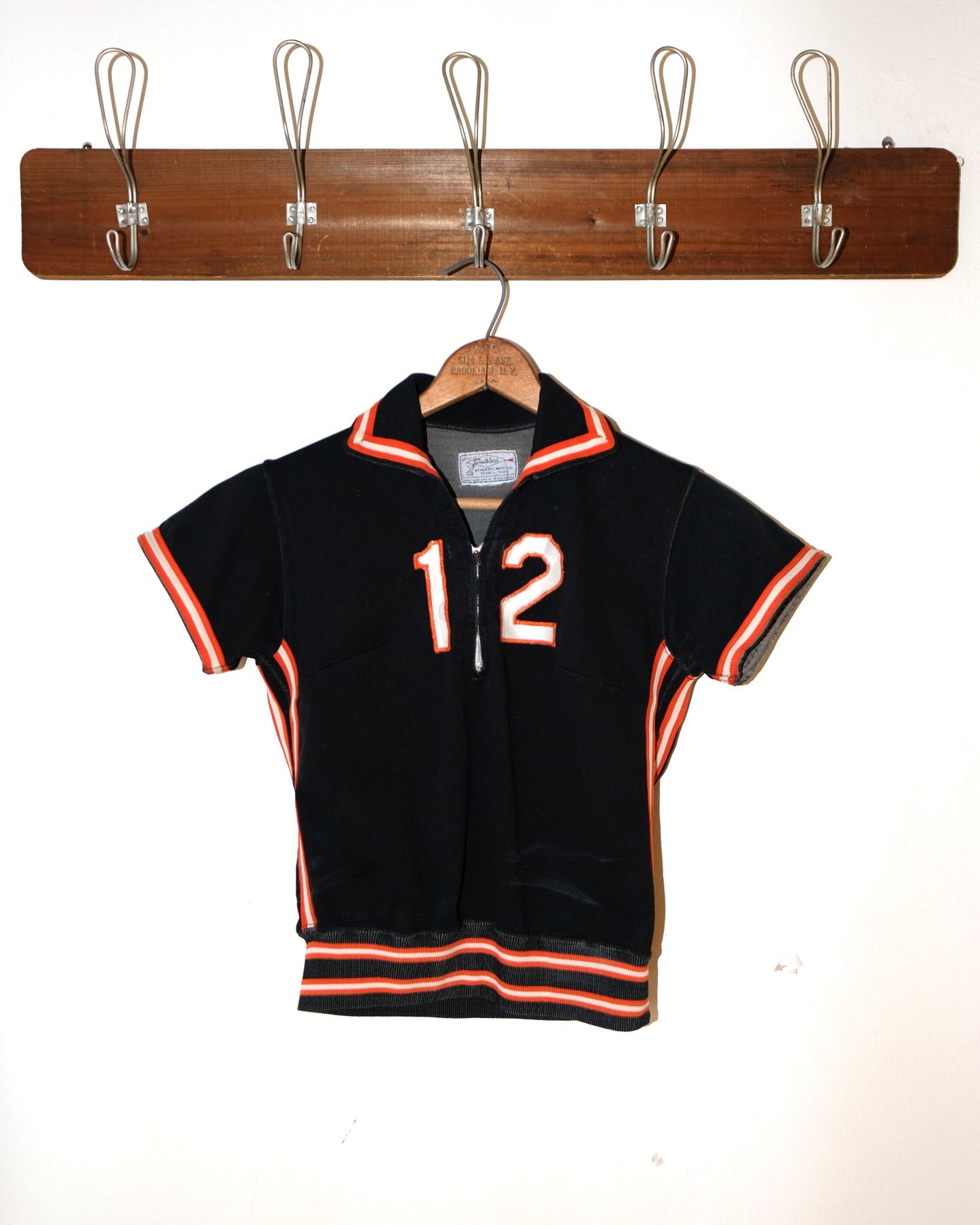 50s HALF-ZIP JERSEY NUMBER 12