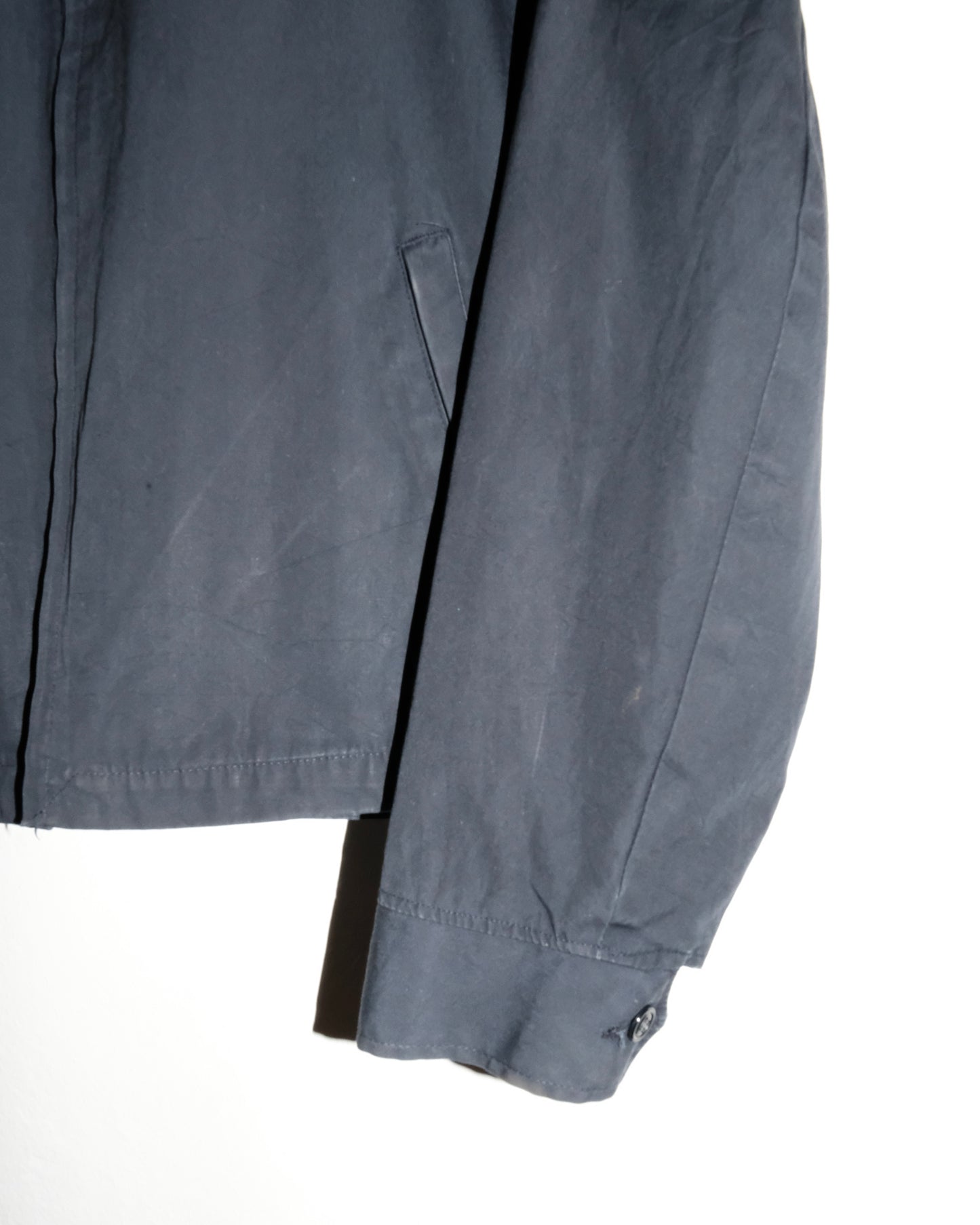 80s NAVY DECK ZIP-UP JACKET