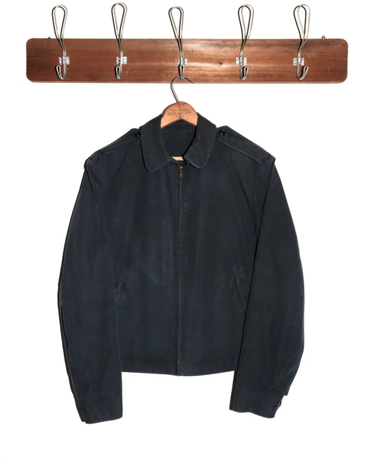 80s NAVY DECK ZIP-UP JACKET