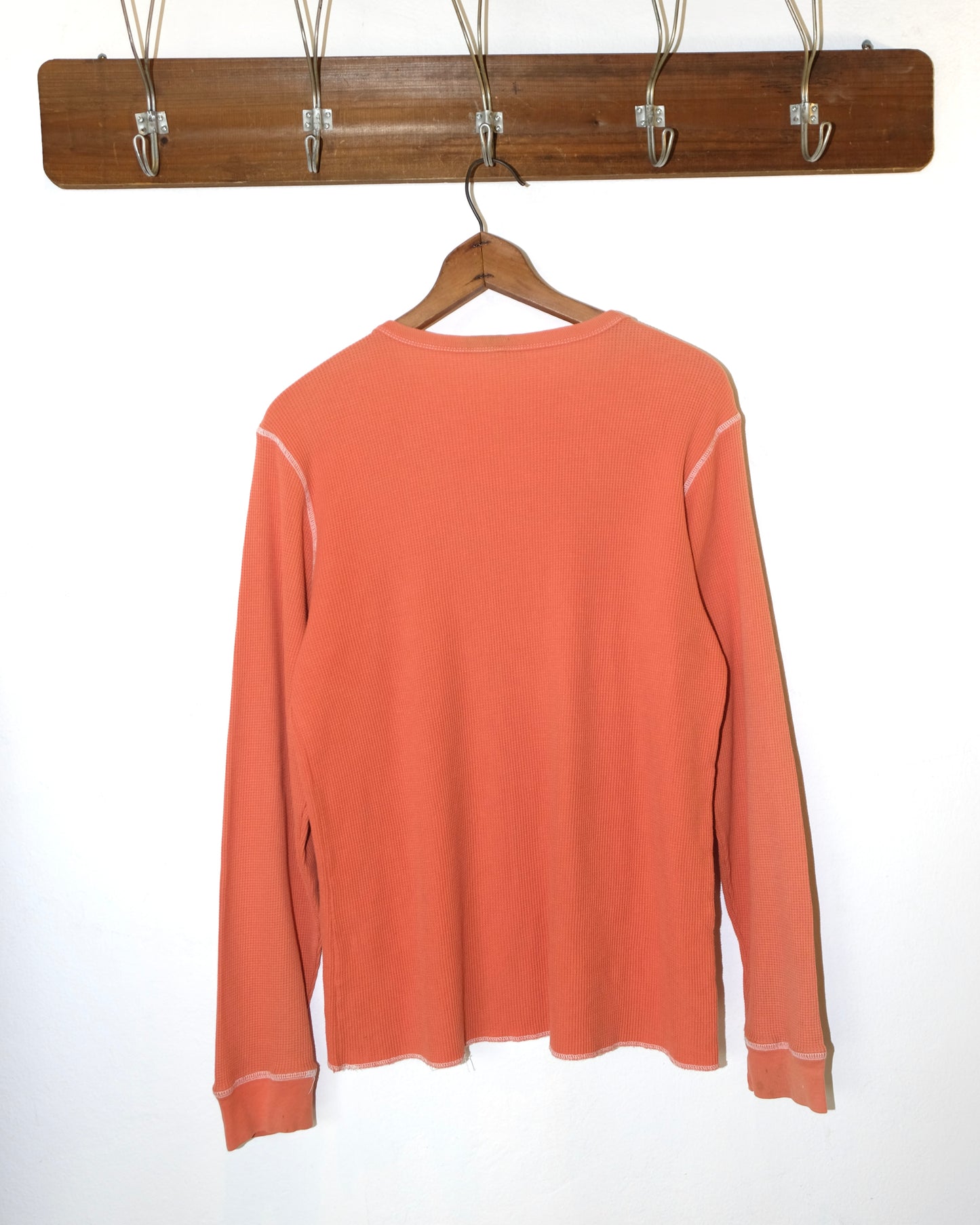 WAFFLE UNDER SHIRT FADED ORANGE