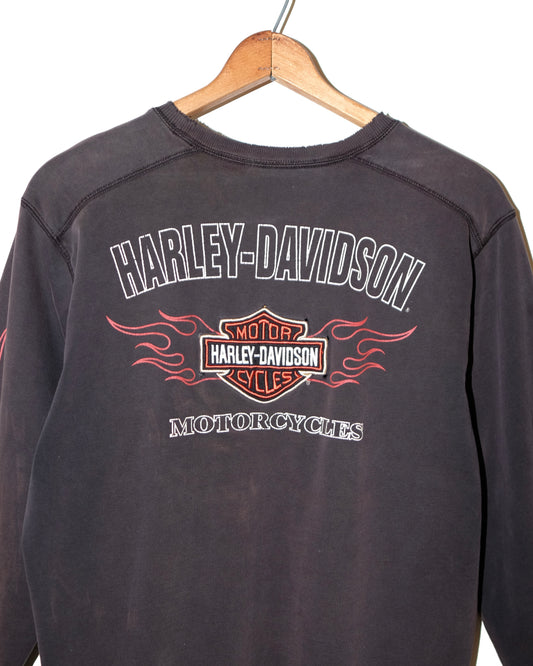 90s HARLEY DAVIDSON LONG SLEEVE FADED