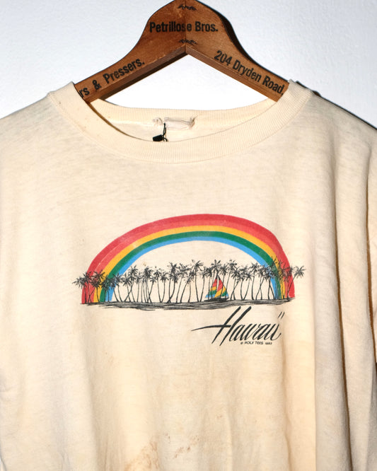 80s HAWAII RAINBOW BOXY TEE