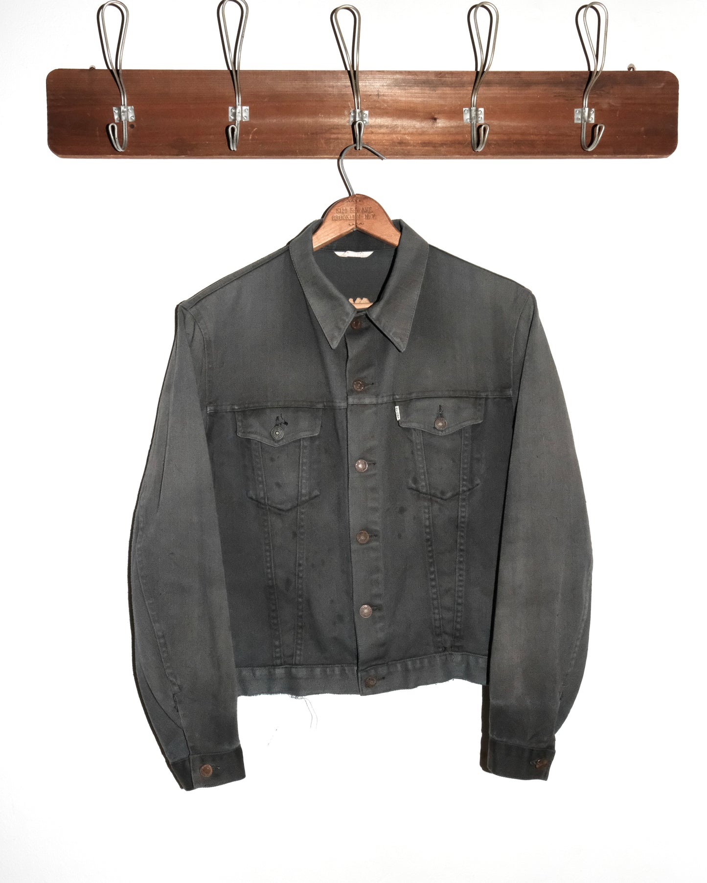 70s LEVI’S TYPE 3 BLACK FADED JACKET