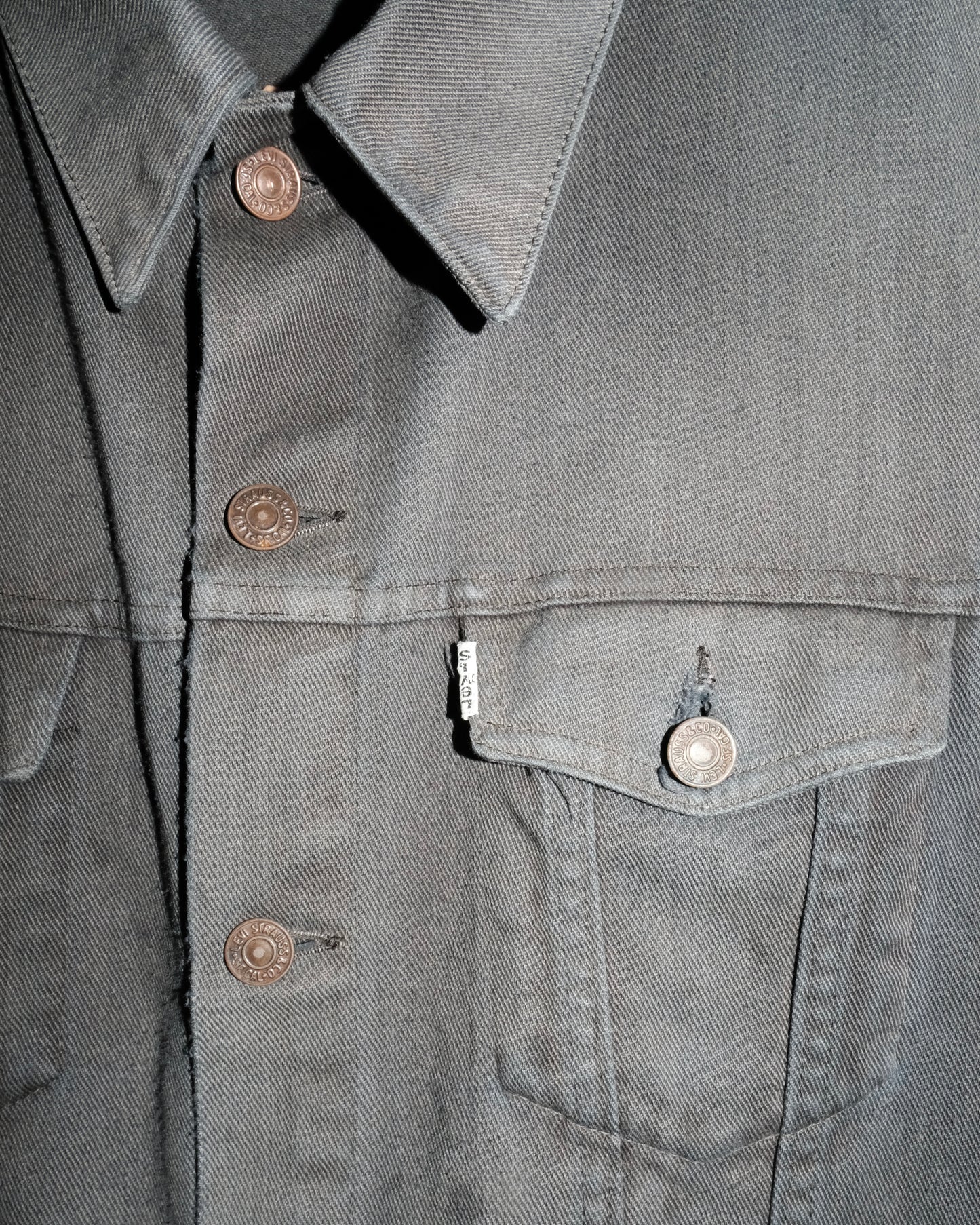 70s LEVI’S TYPE 3 BLACK FADED JACKET