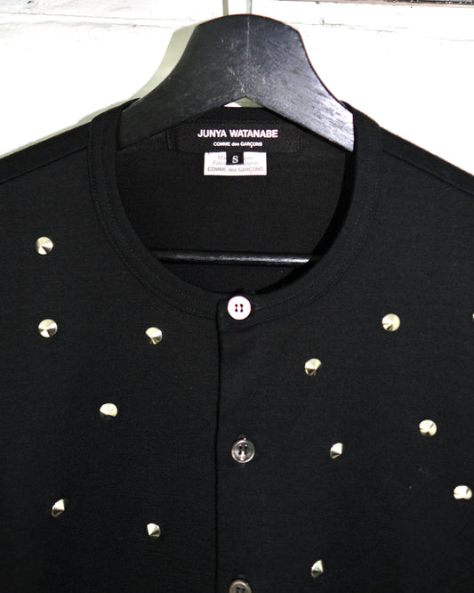 JUNYA WATANABE COMME des GARCONS STUDS WOOL KNIT CARDIGAN