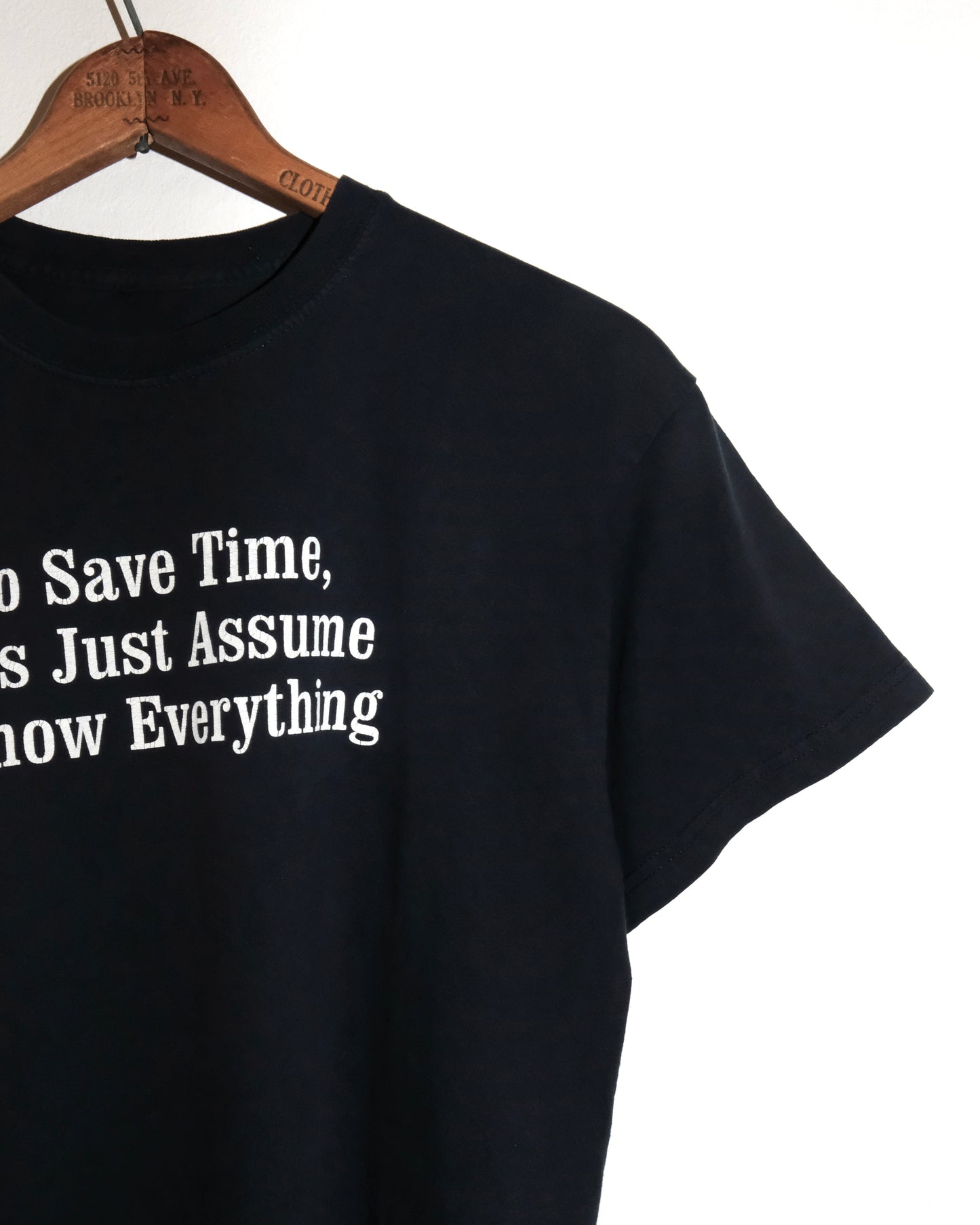 2000s TO SAVE TIME FONT TEE