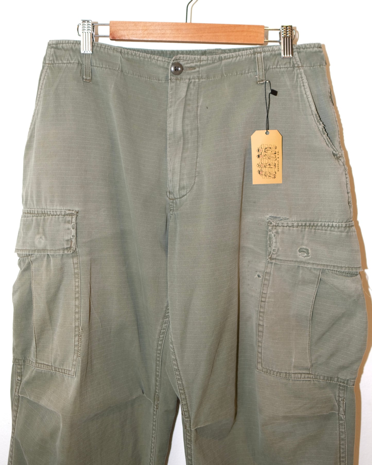 60s U.S. ARMY VIETNAM OG-107 JUNGLE PANTS