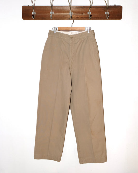 60s U.S. ARMY MILITARY KHAKIS TROUSER PANT