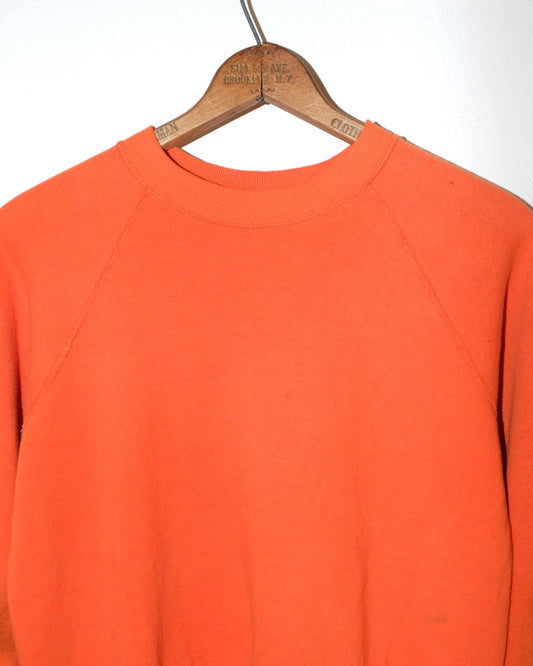 80s BLANK ORANGE SWEATSHIRT