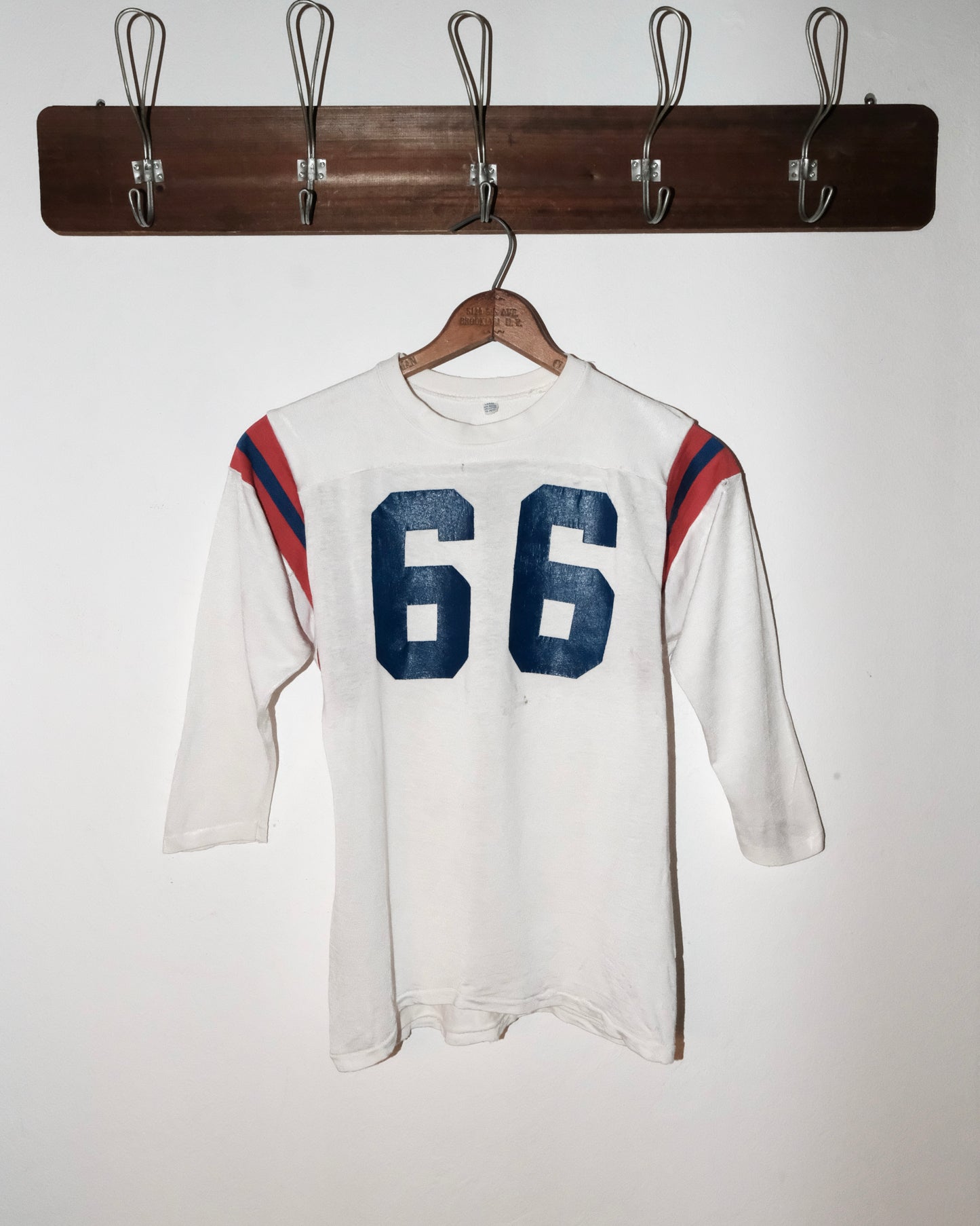 60s FOOTBALL JERSEY 66 HALF SLEEVE TEE