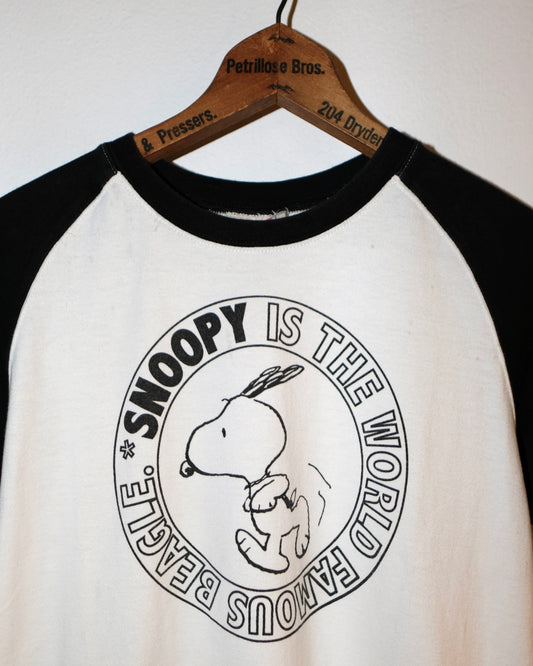 RINGER TWO TONE SNOOPY TEE