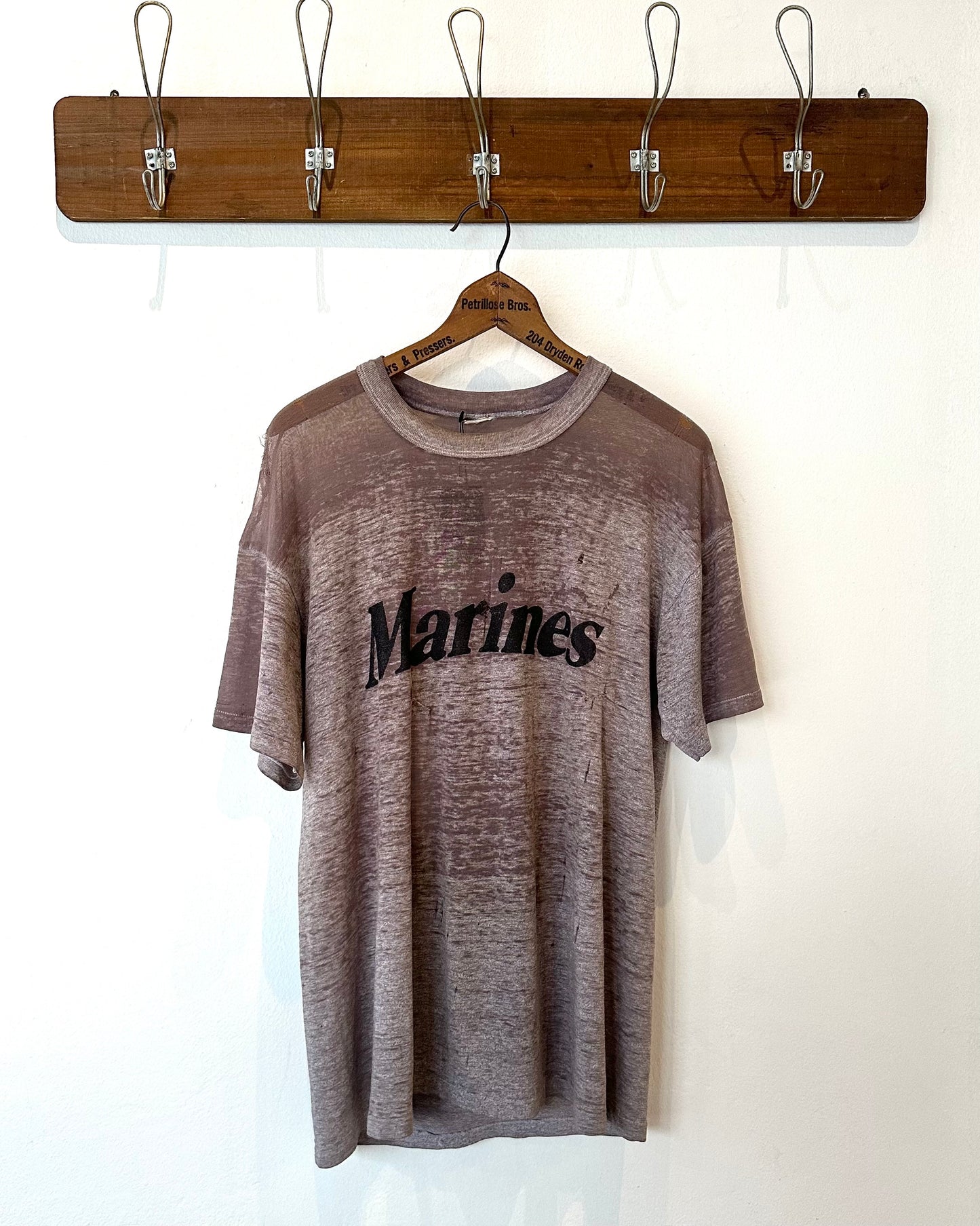 80s U.S. MARINE DISTRESSED TEE