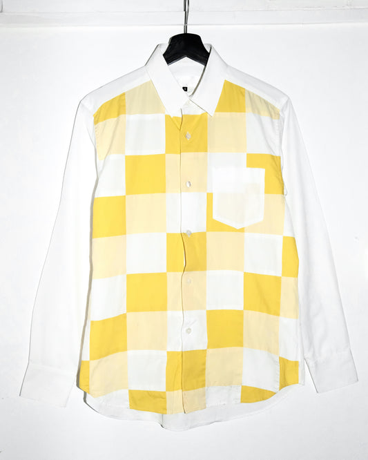 COMME des GARCONS GANRYU CHECKERBOARD PATCHWORK