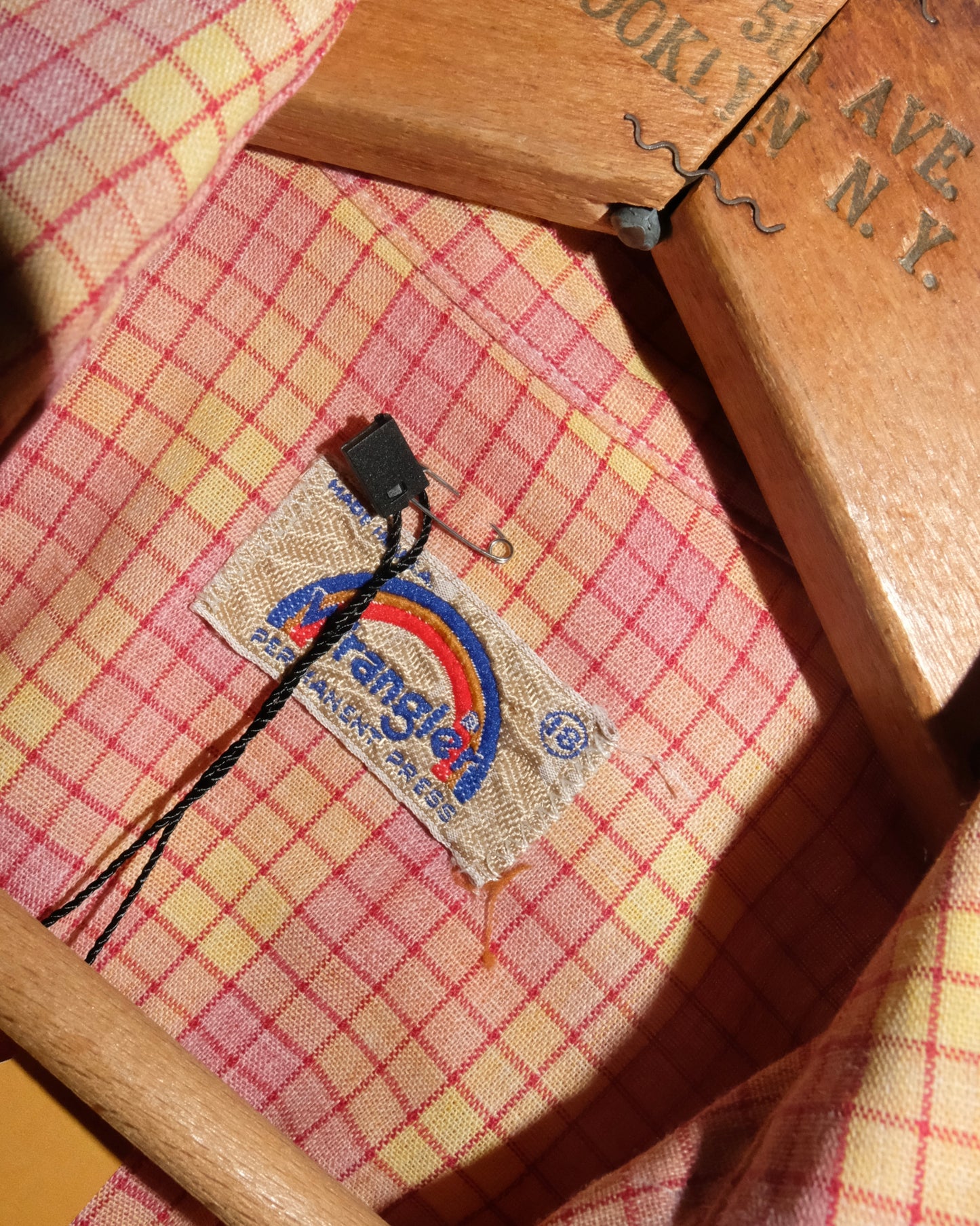 70s WRANGLER WESTERN PINK PEARL SNAP SHIRT