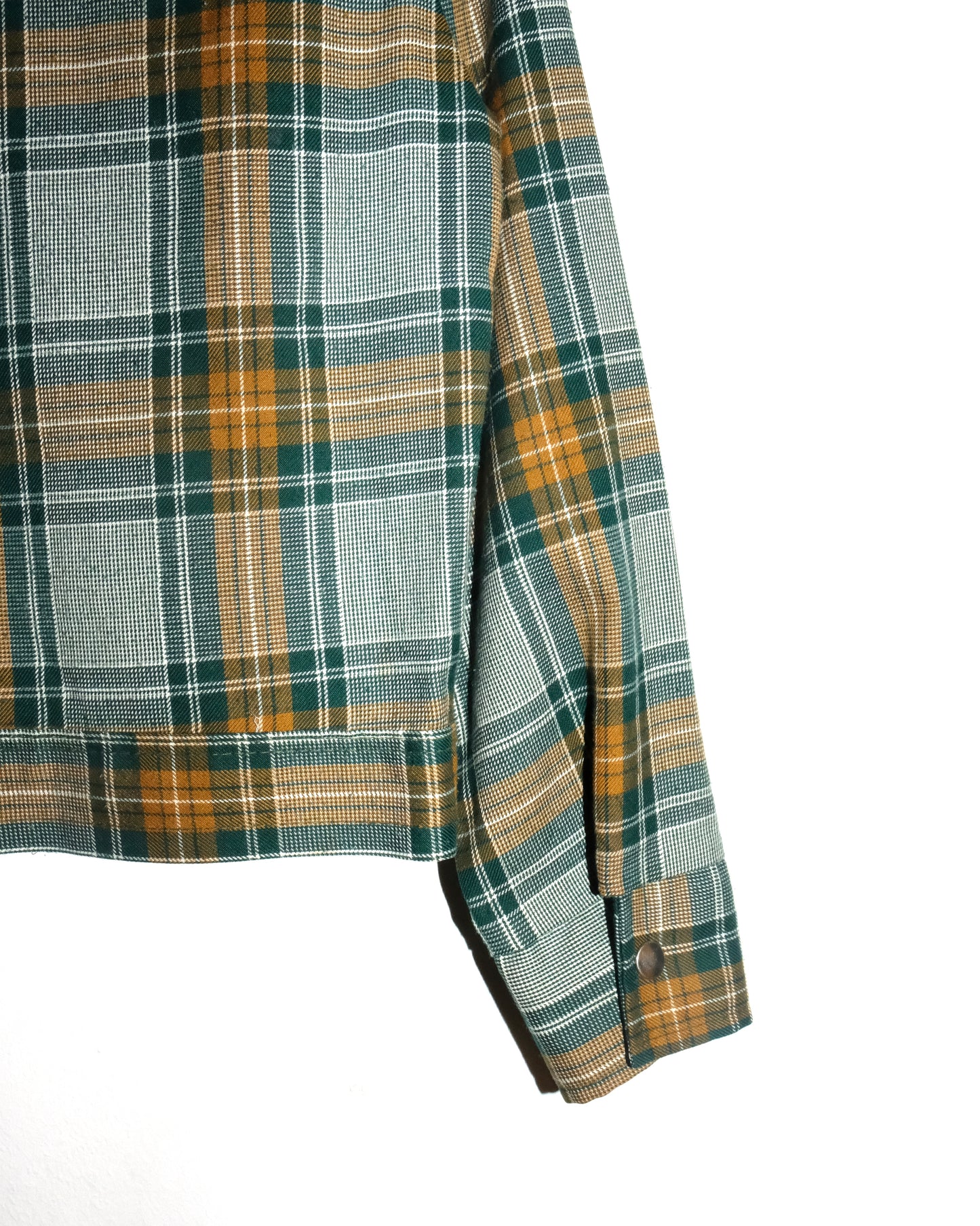 80s FARAH HEAVY FLANNEL BUTTON UP JACKET