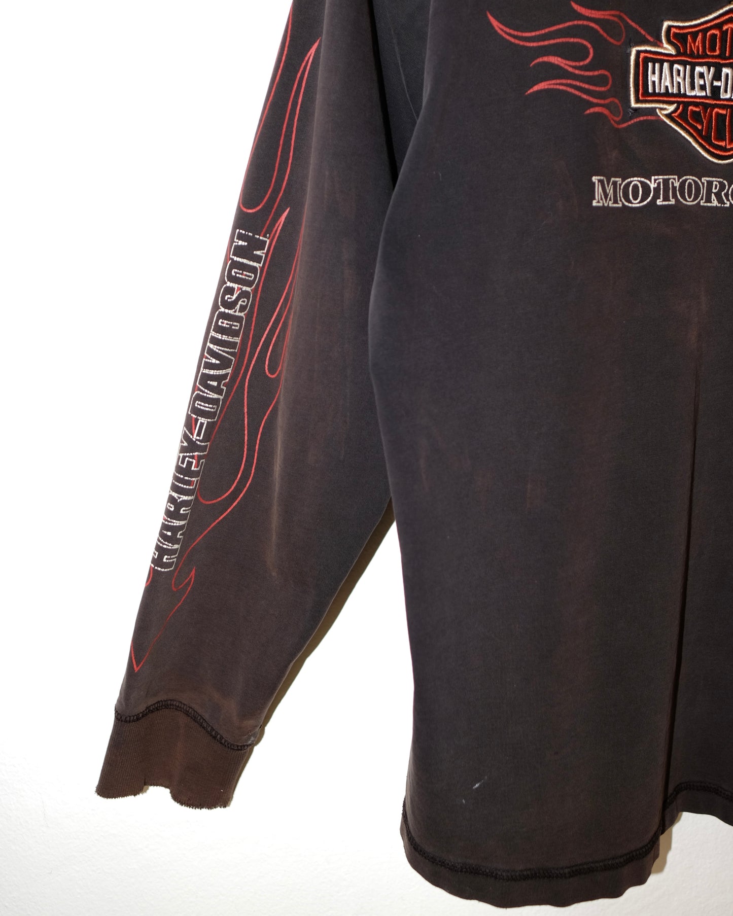 90s HARLEY DAVIDSON LONG SLEEVE FADED