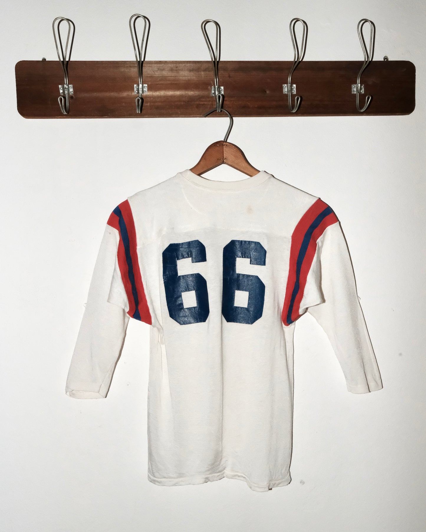 60s FOOTBALL JERSEY 66 HALF SLEEVE TEE