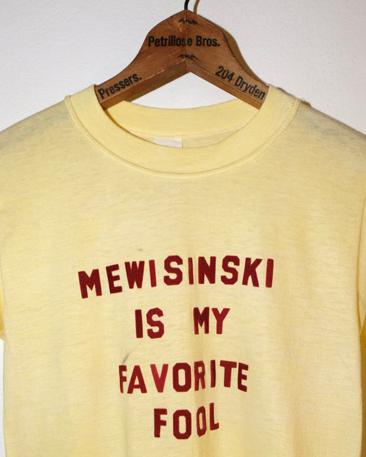 70s MEWISINSKI FONT TEE