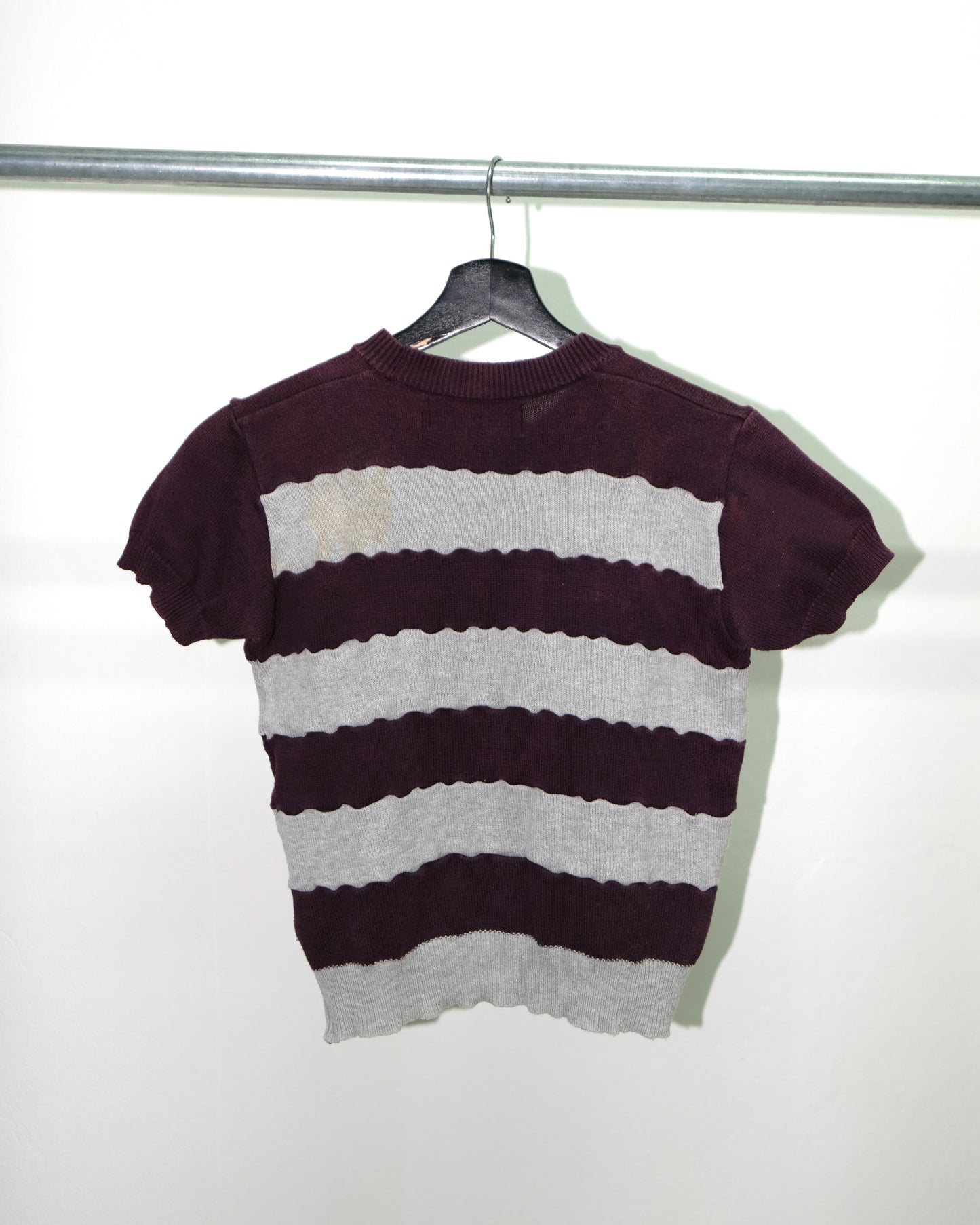Comme des Garçons tricot AD1996 KNIT STRIPED PATCHES TEE