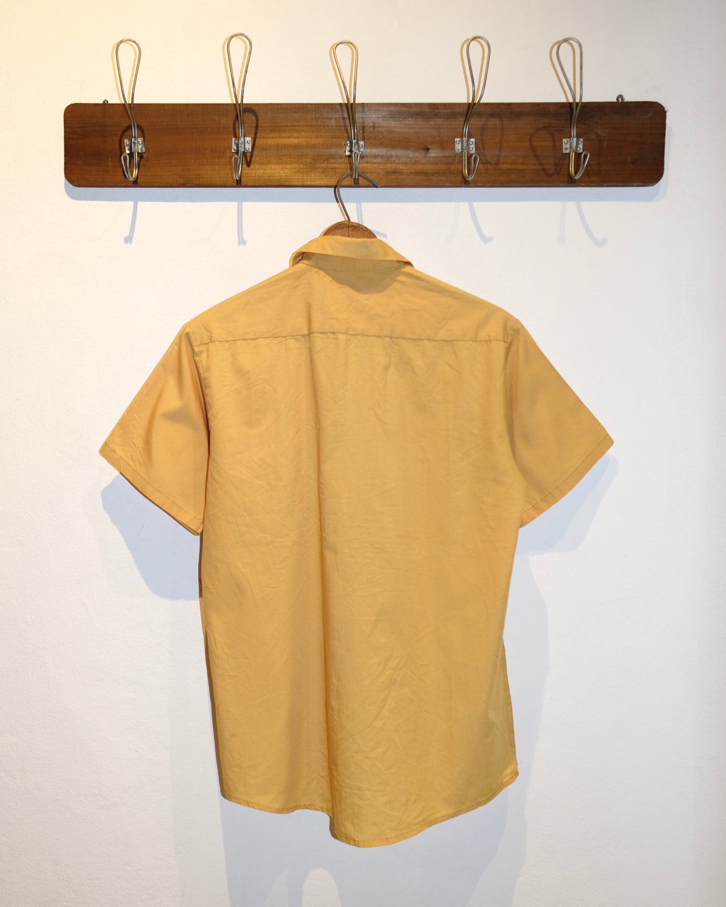 70s WORK SHIRT MUSTARD SHORT SLEEVE