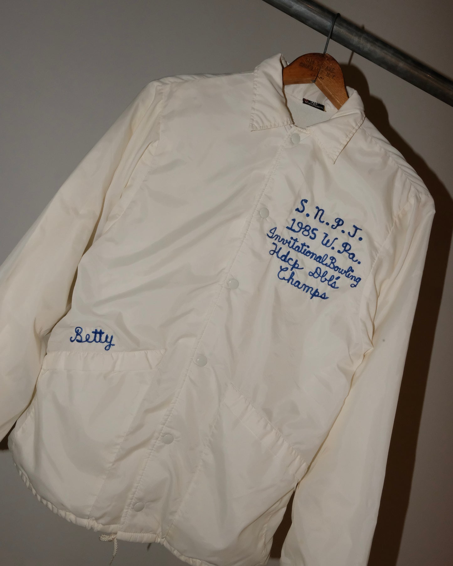 70s CHAIN STITCHED BUTTON JACKET