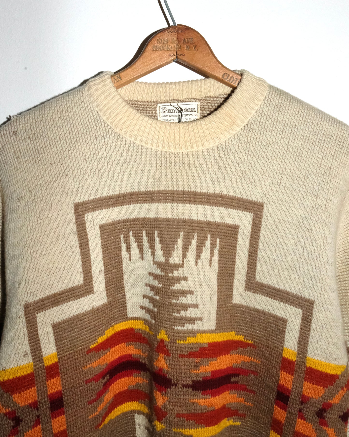70s PENDLETON WOOL NAVAJO SWEAT