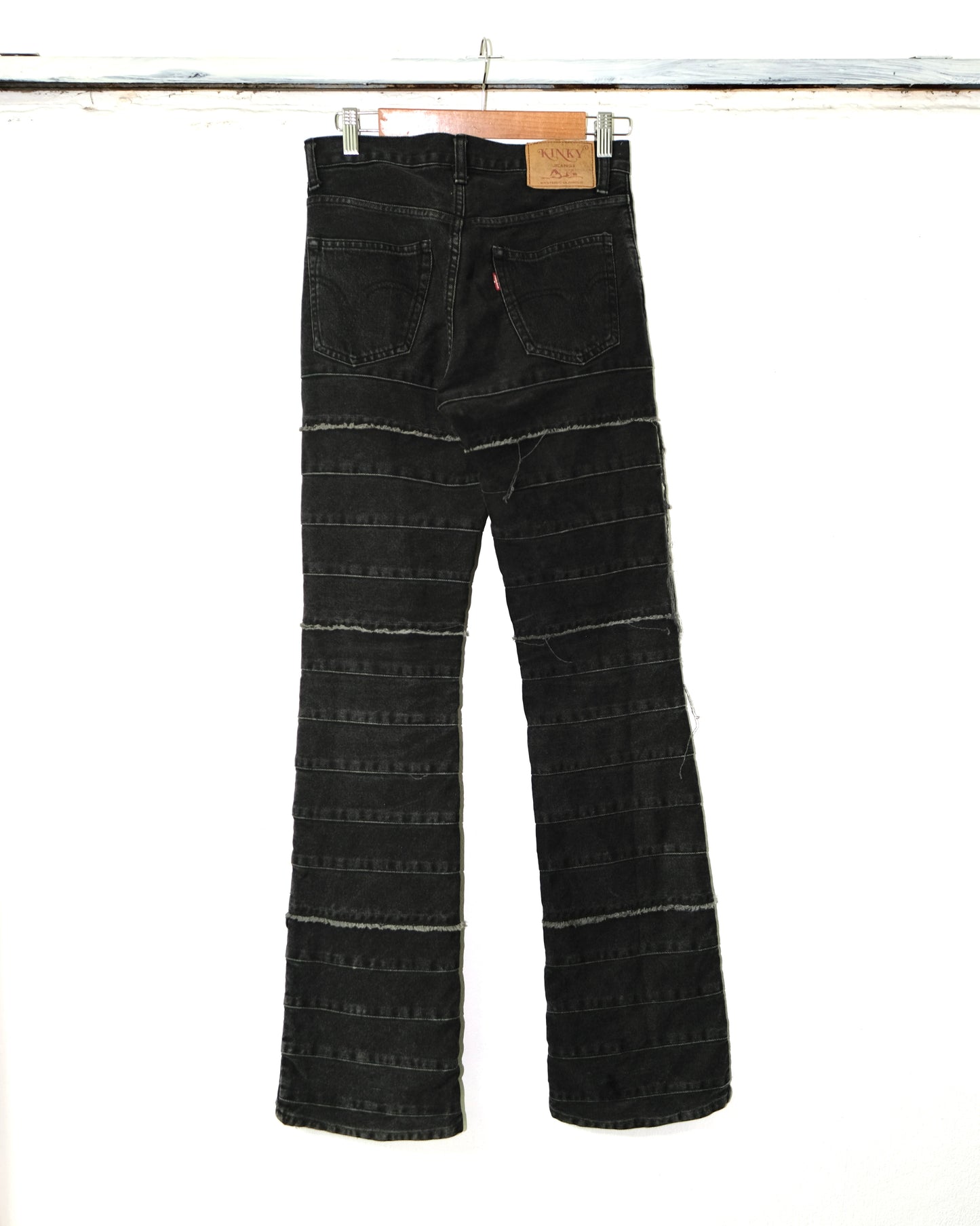 HYSTERIC GLAMOUR KINKY JEANS HAGI BLACK DENIM