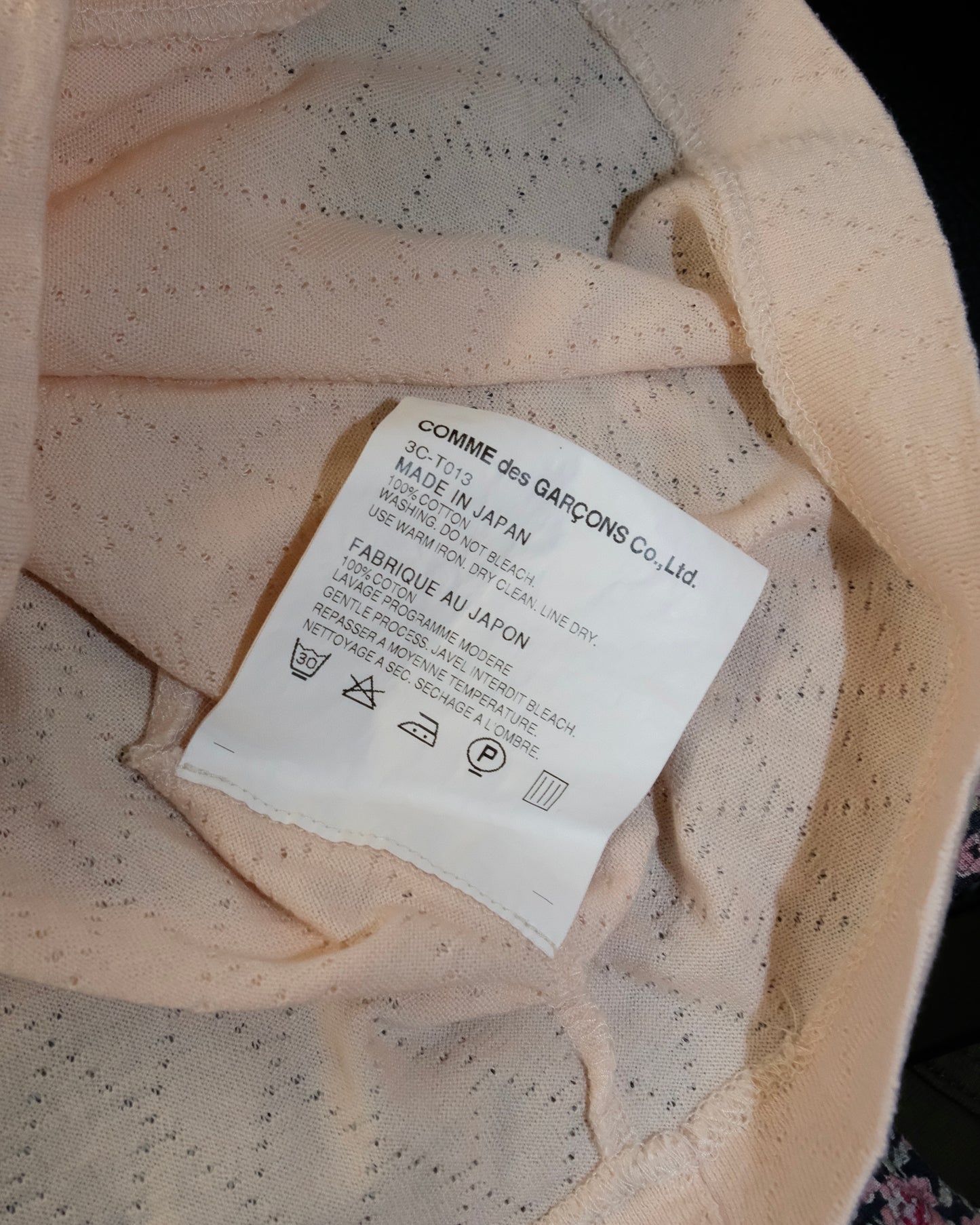 Comme des Garçons Tao AD2008 Embroidery Tee