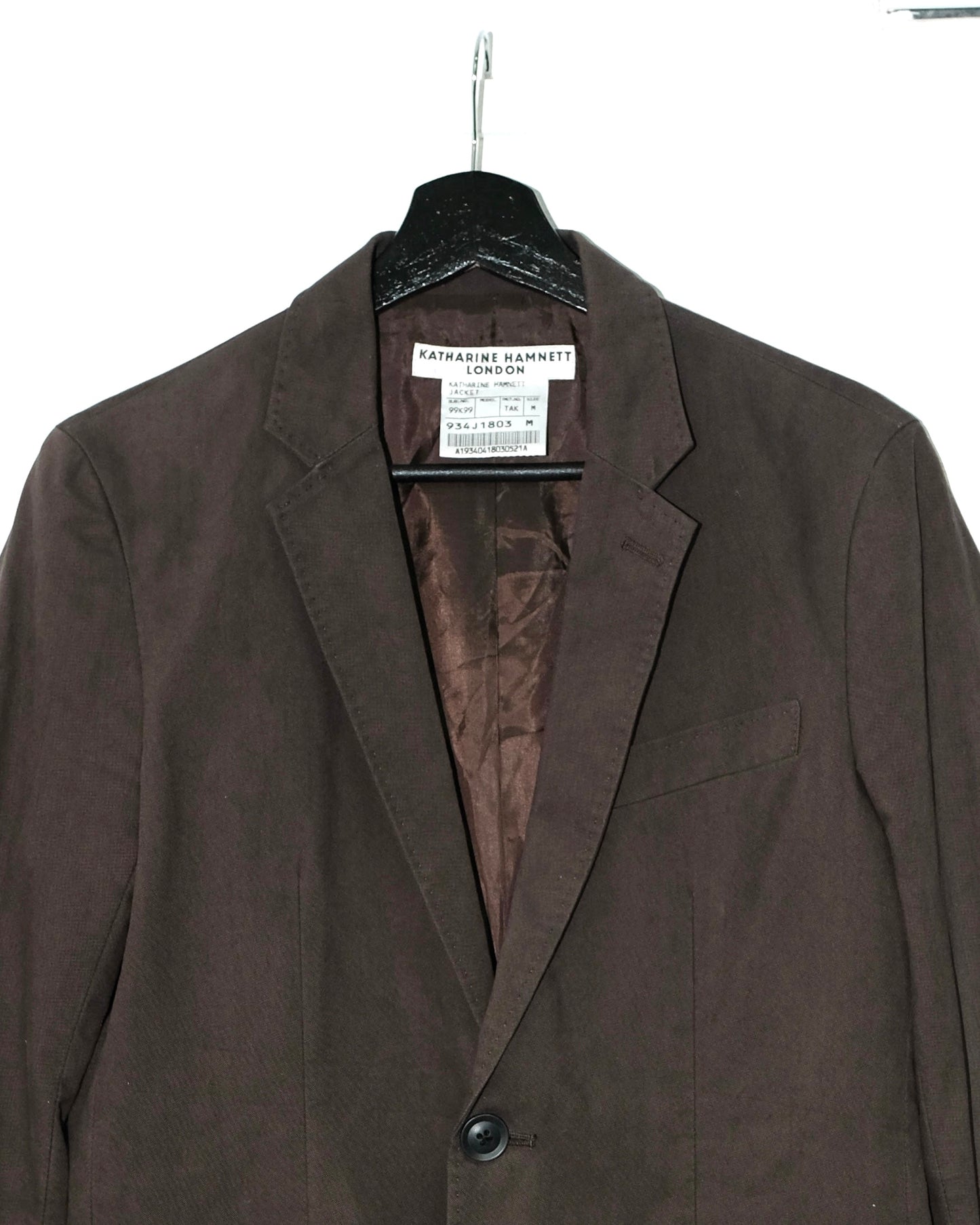 KATHARINE HAMNETT LONDON BROWN BLAZER