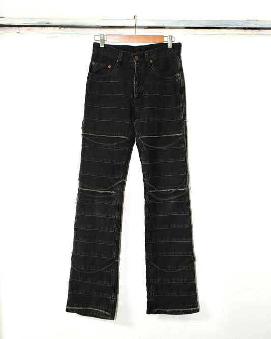 HYSTERIC GLAMOUR KINKY JEANS HAGI BLACK DENIM
