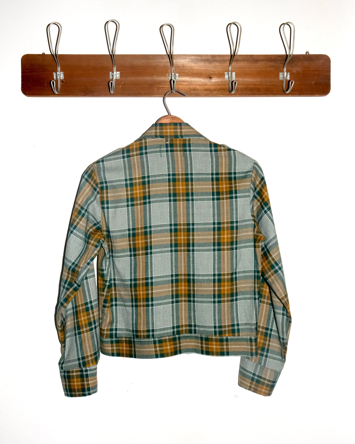 80s FARAH HEAVY FLANNEL BUTTON UP JACKET