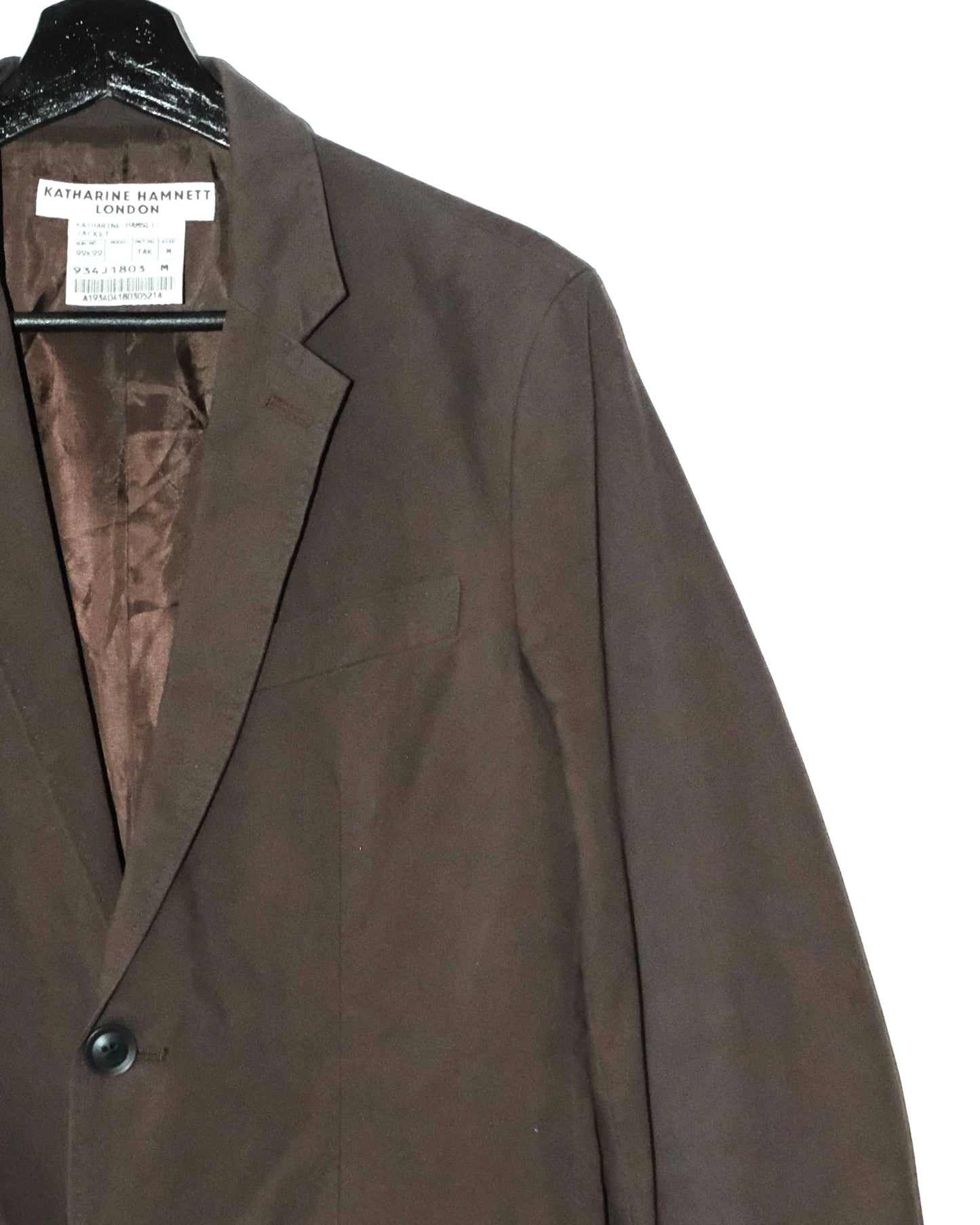 KATHARINE HAMNETT LONDON BROWN BLAZER
