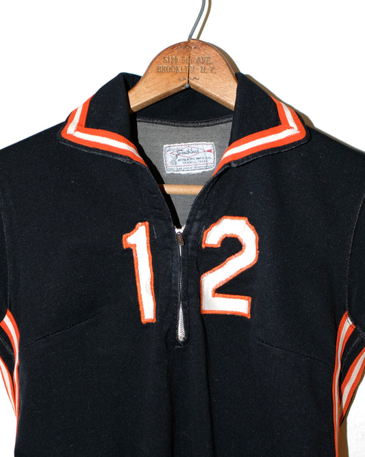 50s HALF-ZIP JERSEY NUMBER 12