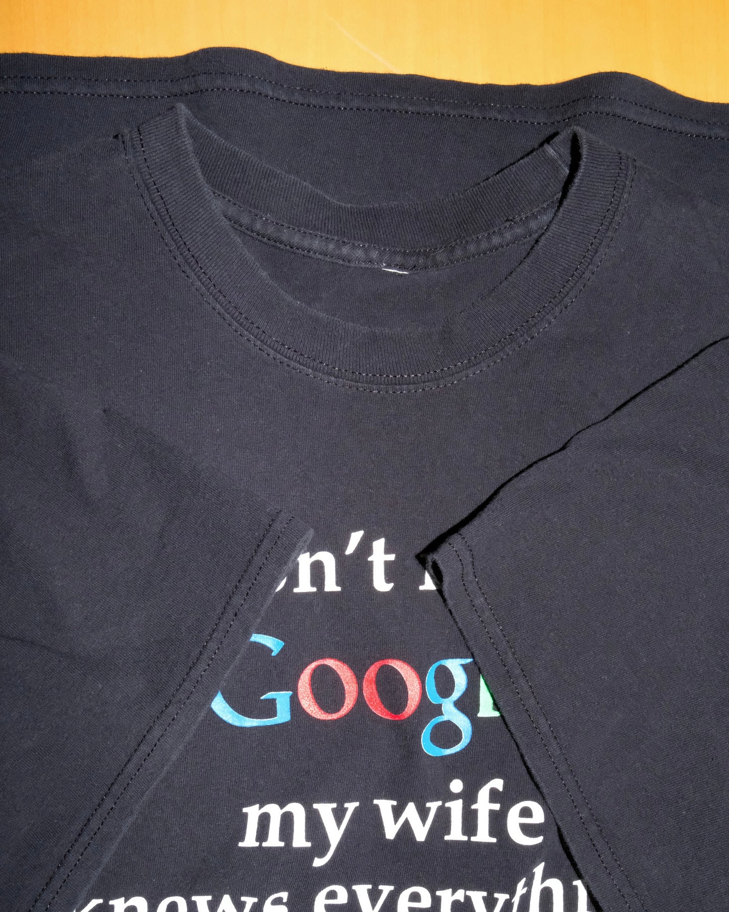 90s ‘IDON’T NEED GOOGLE’ FONT TEE