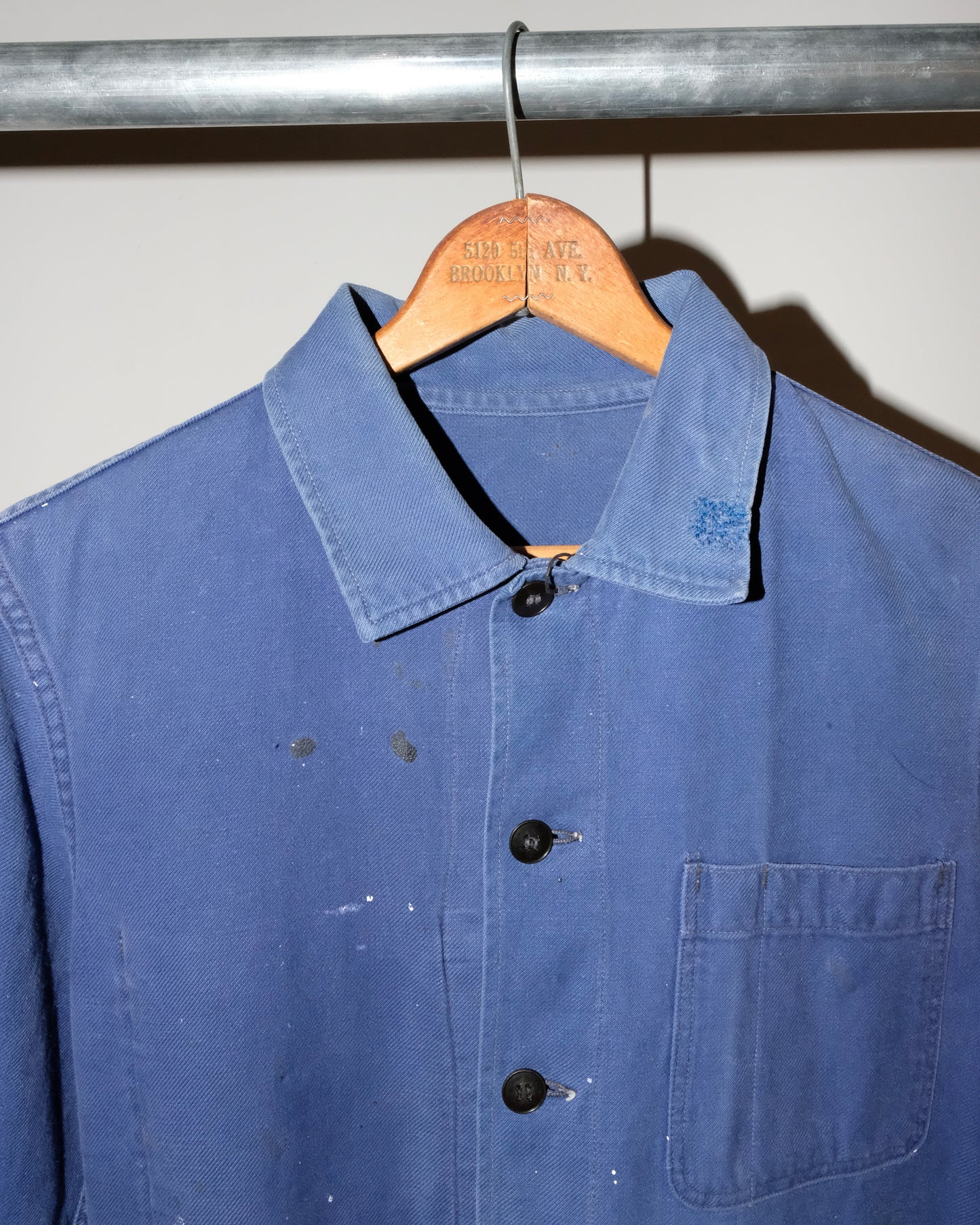70s FRENCH WORK CHORE JACKET