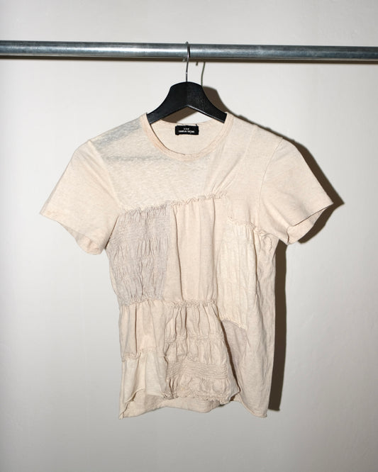 Comme des Garçons tricot AD2007 SHIRRING & PATCHES TEE