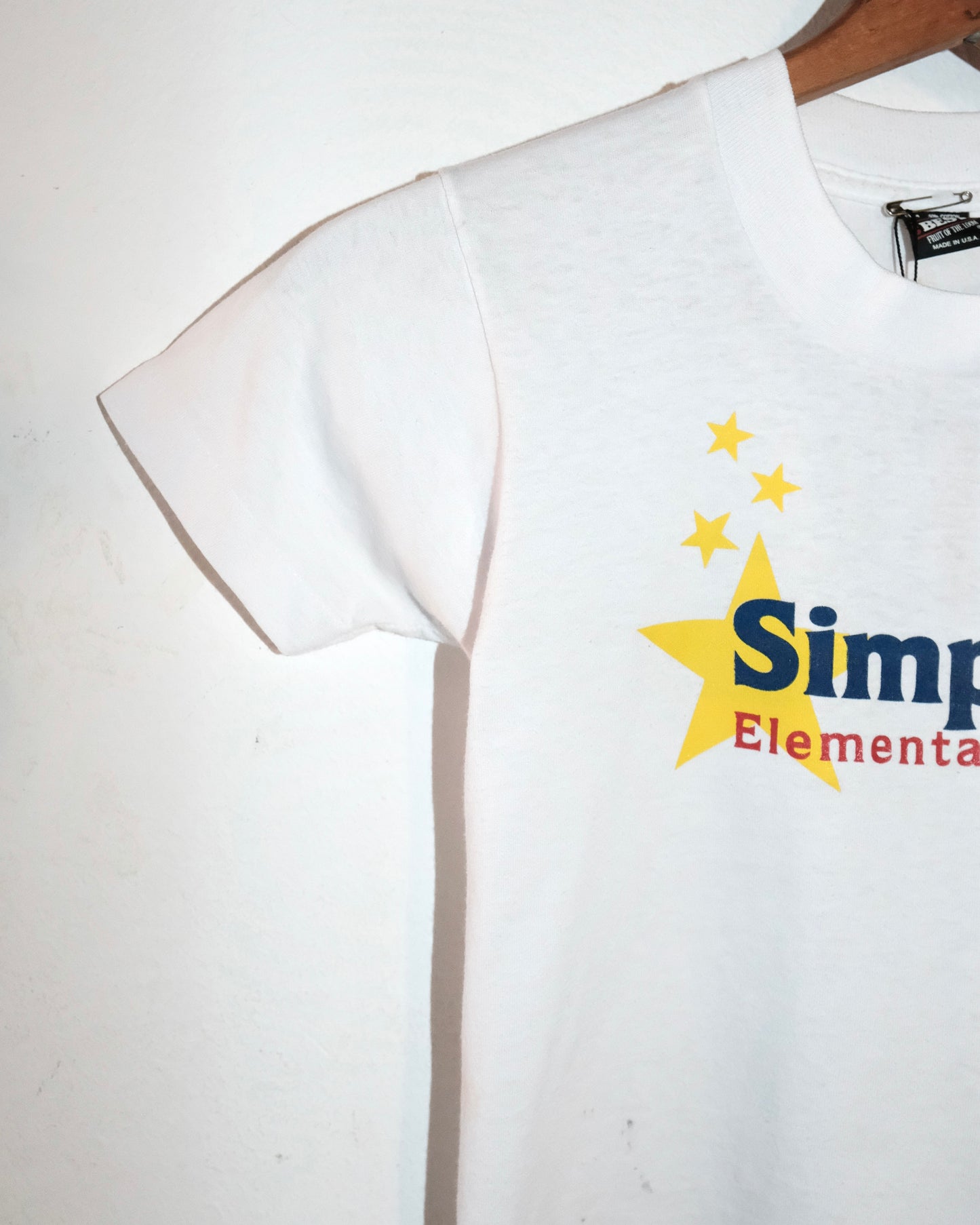 80s SIMPSON ELEMENTARY SCHOOL BABY TEE